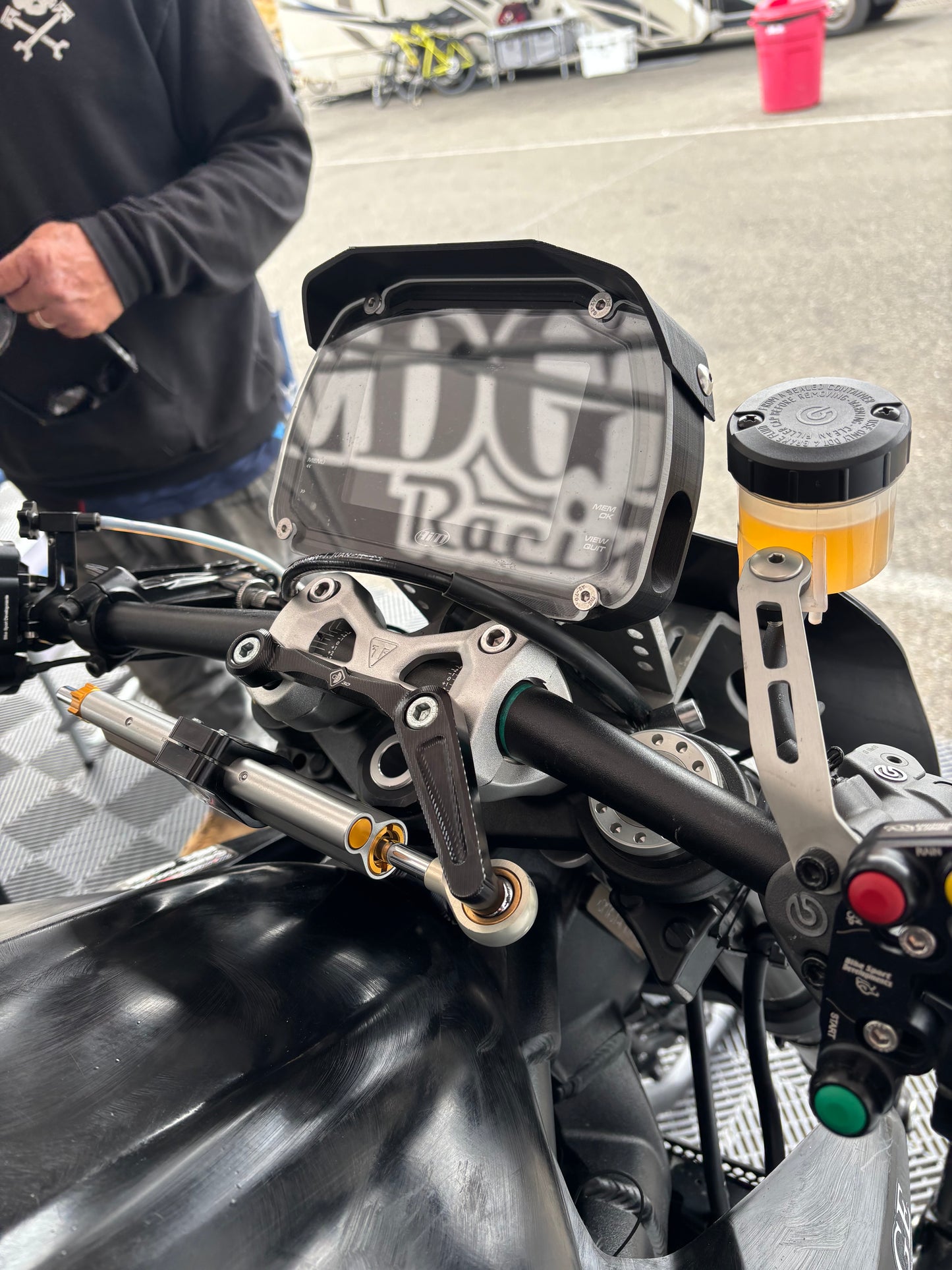 Turn 1 Super Hooligan Mounting bracket Kit - Triumph 765 RS
